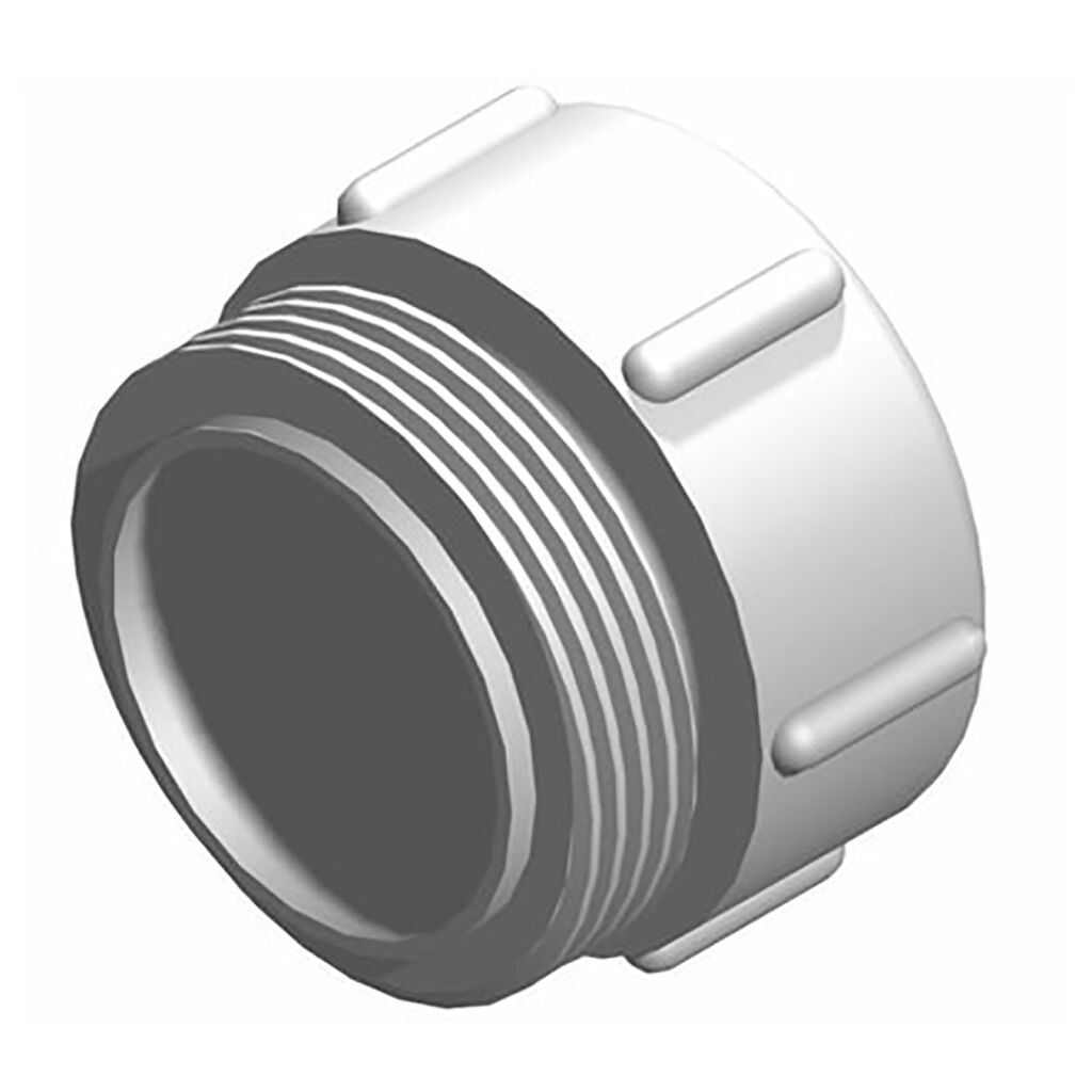 IBC Container Zubehör Adapter DIN61 Innengewinde - 2-Zoll IDF BS 4825 Außengewinde