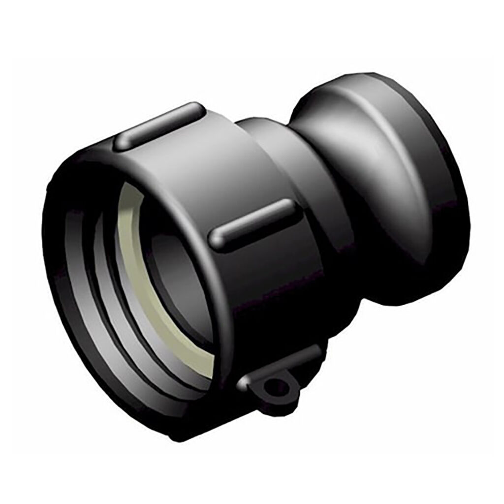 IBC container accessories adapter DIN61 female thread - Camlock 1¼ inch male