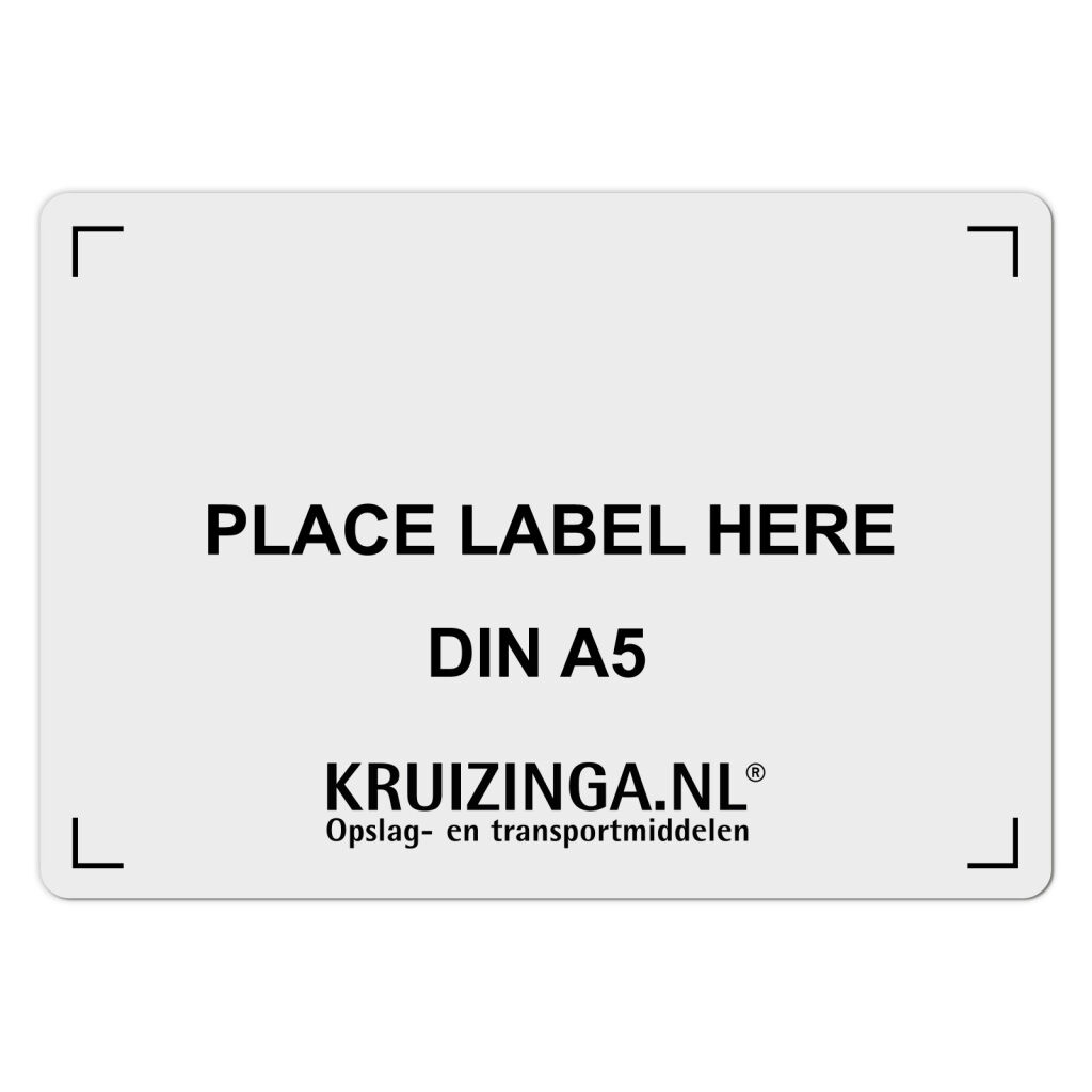 Affichage de bureau porte-étiquette a5 auto-adhésif