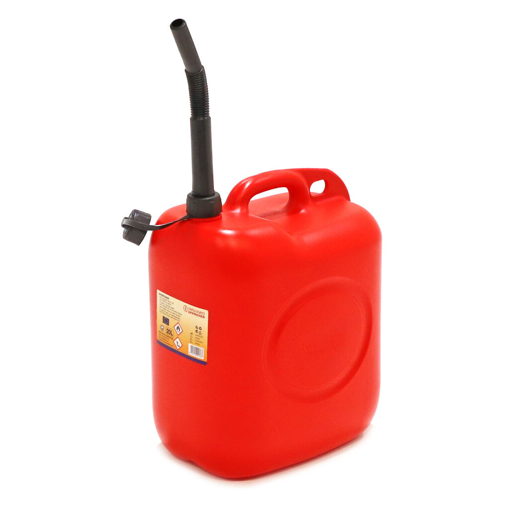 Bidon / réservoir d'essence 20 litres rouge - Pour diesel et essence -  Bidons