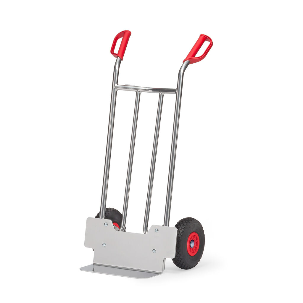 Aluminium steekwagen Fetra lichte alu steekwagen lekvrije PU-banden 260x85 mm