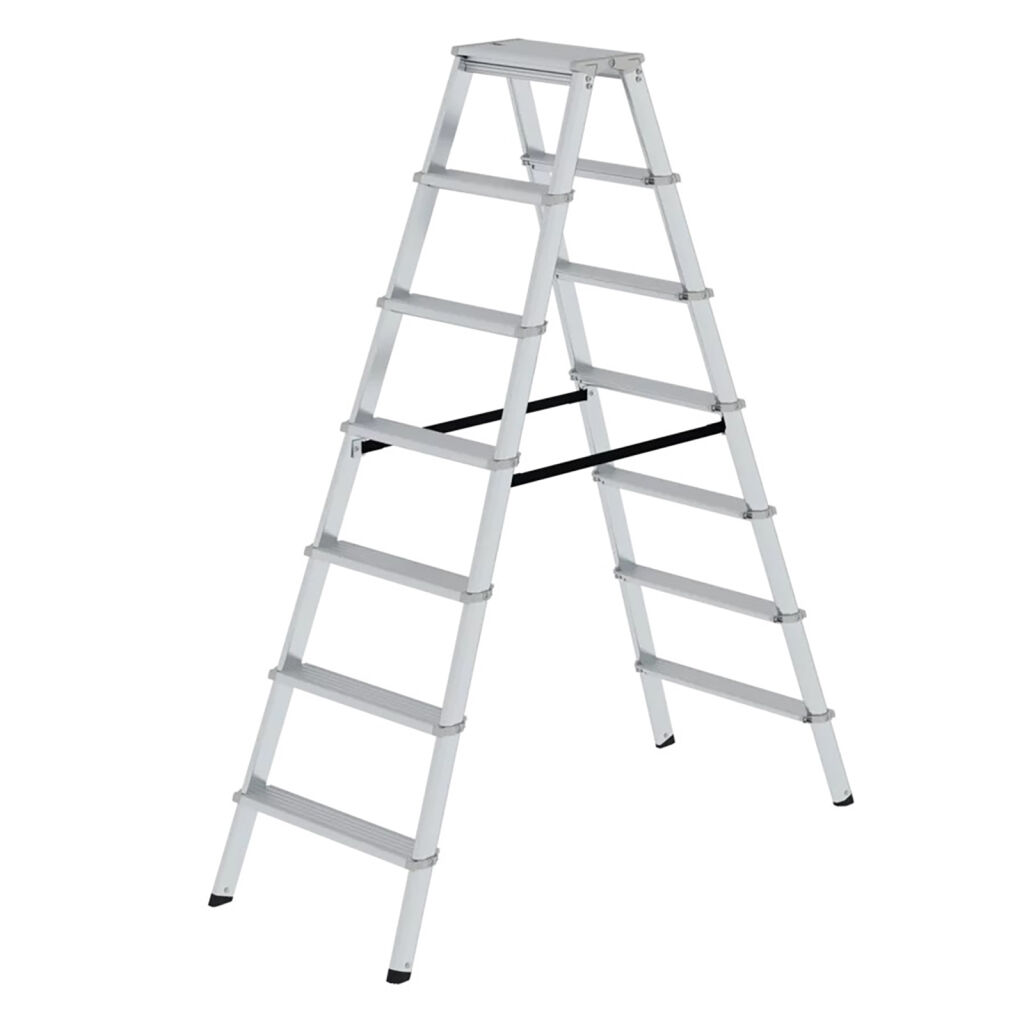 Industrial stairs double-sided, 2x7 steps