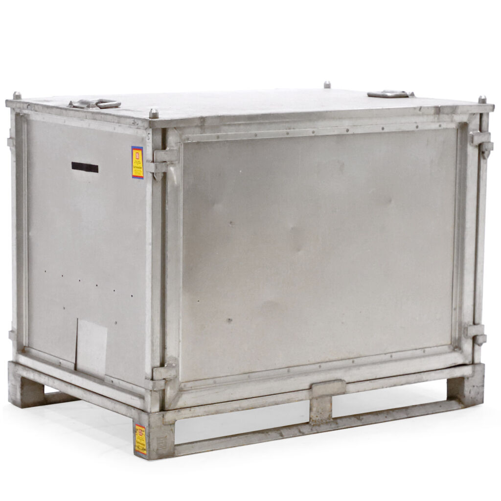 Boîte métallique rangement caisse aluminium coffre de transport