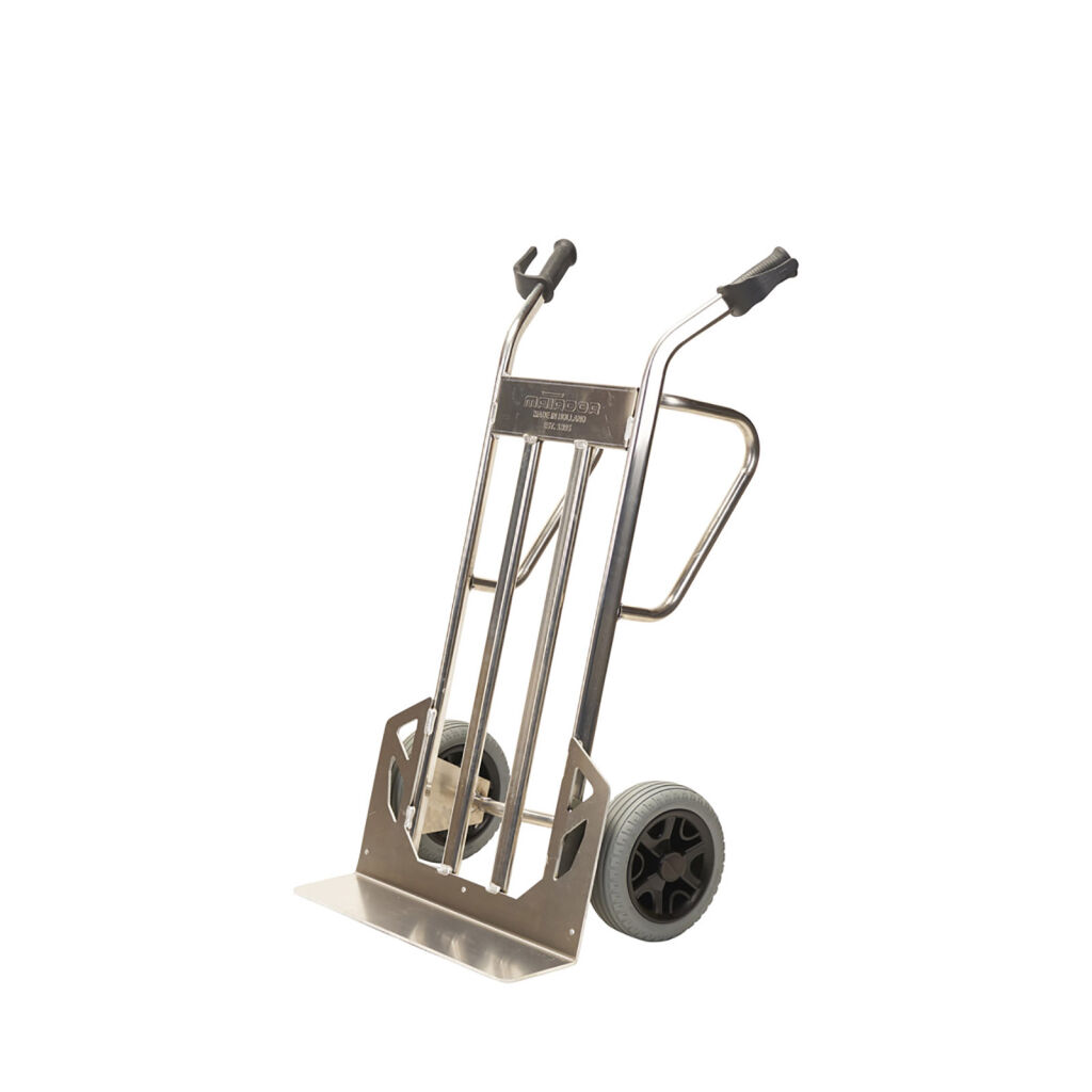 Alukarren mit 2 pannensicheren Reifen