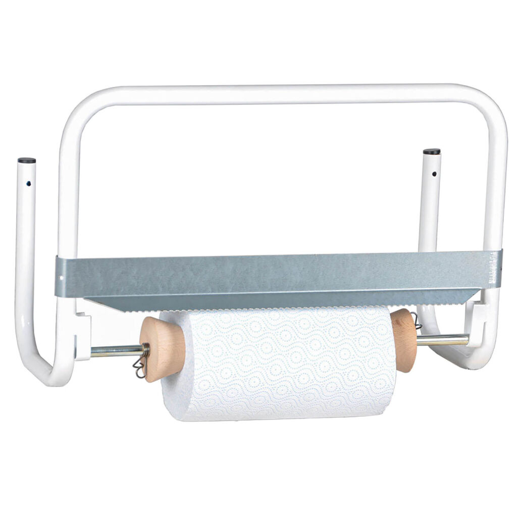 Dérouleur papier WC distributeur papier hygiènique convient à tous les rouleaux jusqu'à 40 cm de largeur