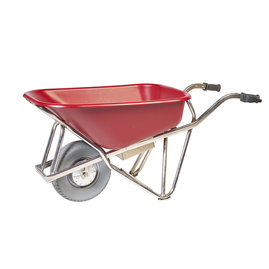 Universal wheelbarrow electrically powered - 36V, 10,5 Ah, Lithium
