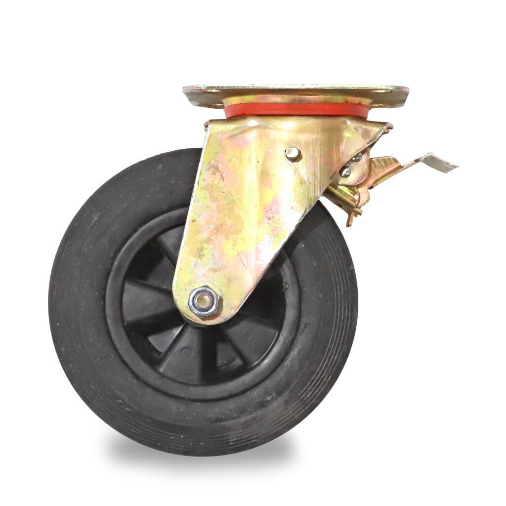 Roulettes pivotantes roue pivotante avec frein Ø 200 mm