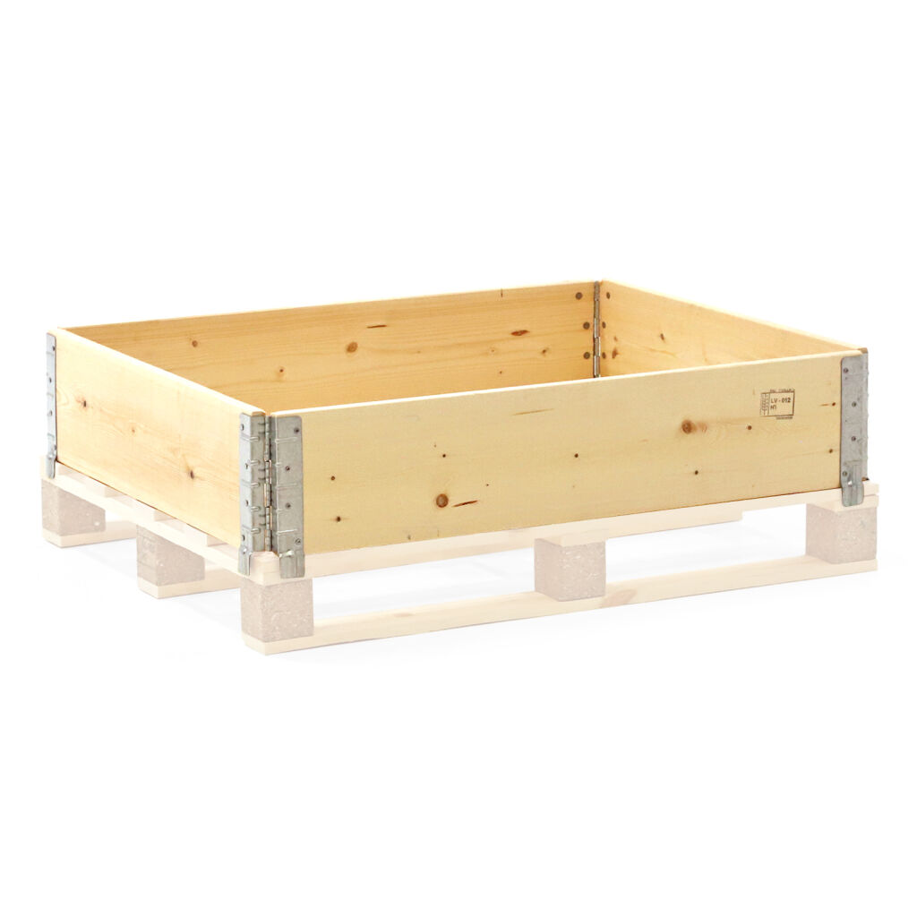 Rehausse palette construction articulé empilable 4 x à charnière Sur mesure