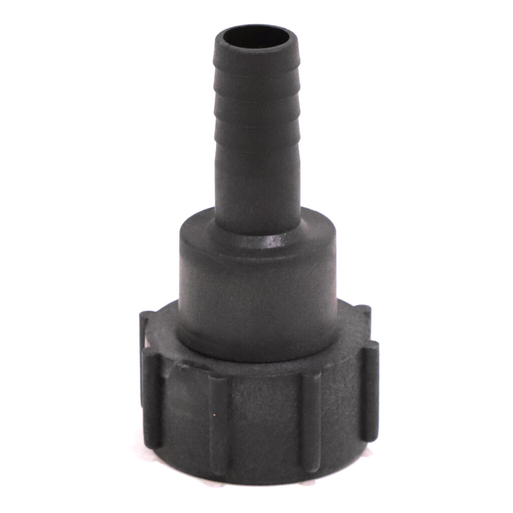 IBC Container toebehoren adapter DIN 61 / S60X6 binnendraad - 1 inch slangpilaar