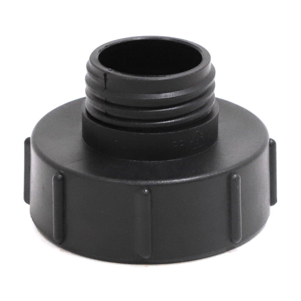 IBC Container toebehoren adapter van S100x8 binnendraad naar DIN61 buitendraad