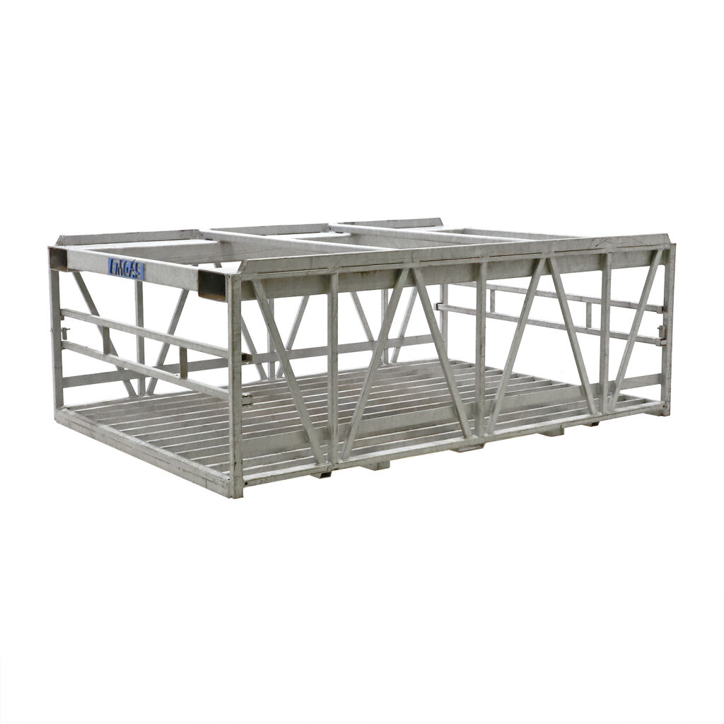 Gas cylinder storage gas cylinder pallet for 35 gas cylinders ( 5 and 10 kg)