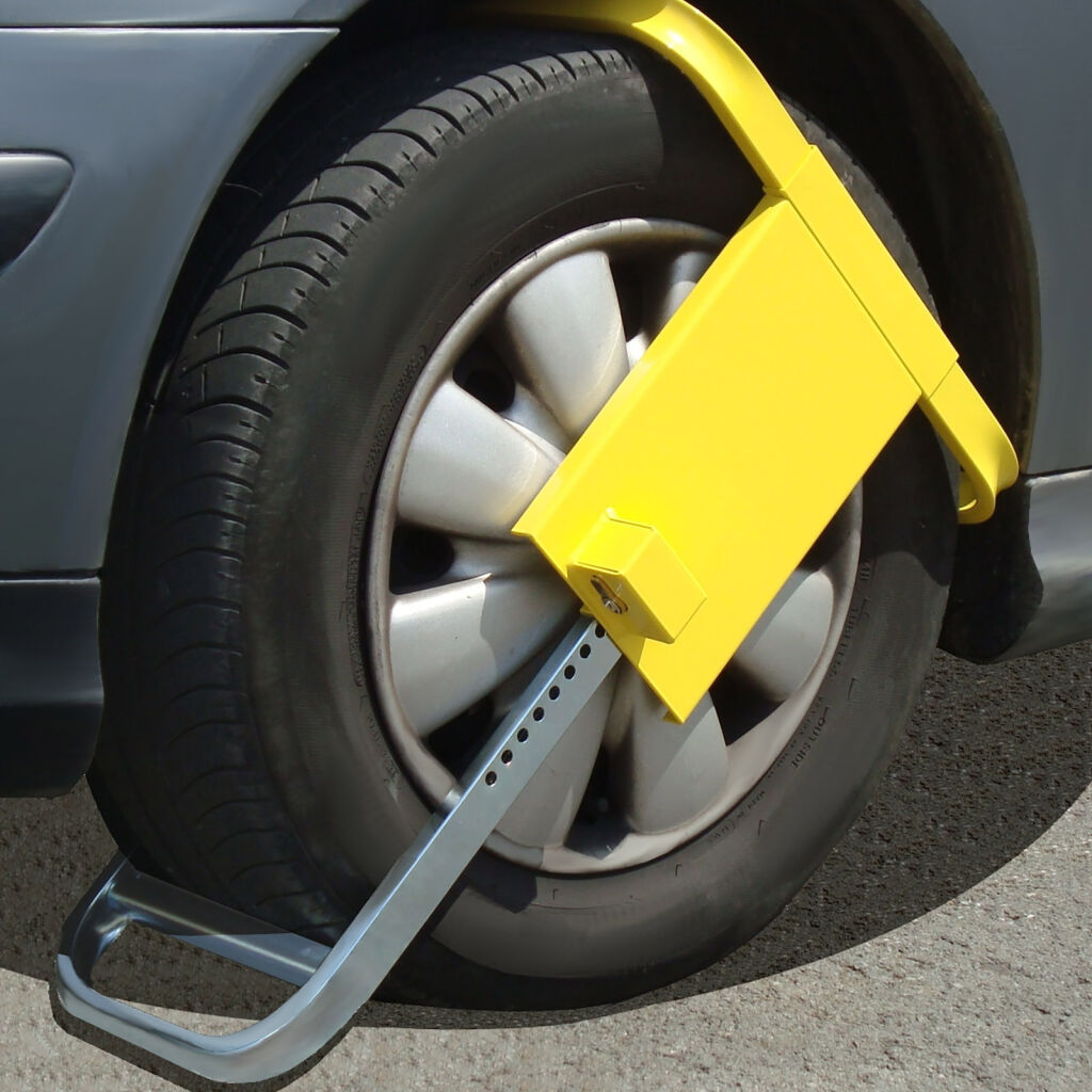 Cadenas et antivol sabot de roue compact exécution anti-voleur