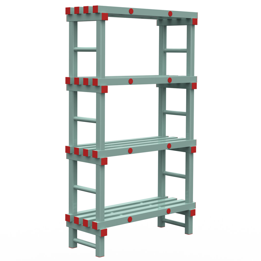 Plastic rack Euro rack modular