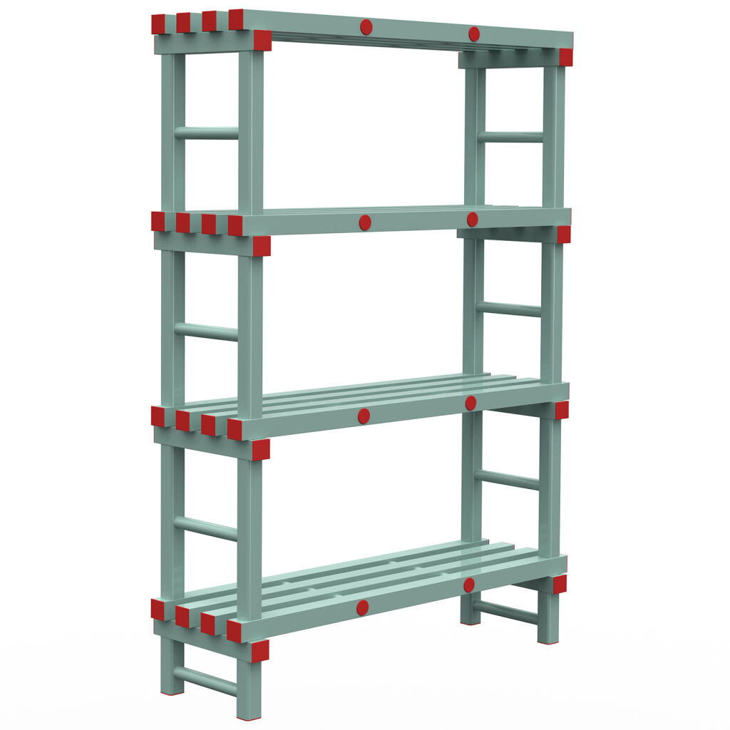 Plastic rack Euro rack modular