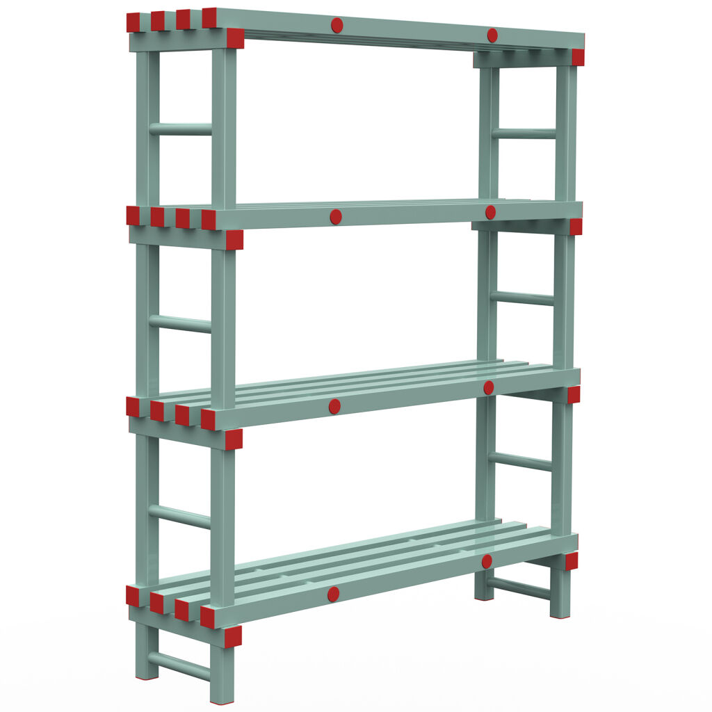 Plastic rack Euro rack modular
