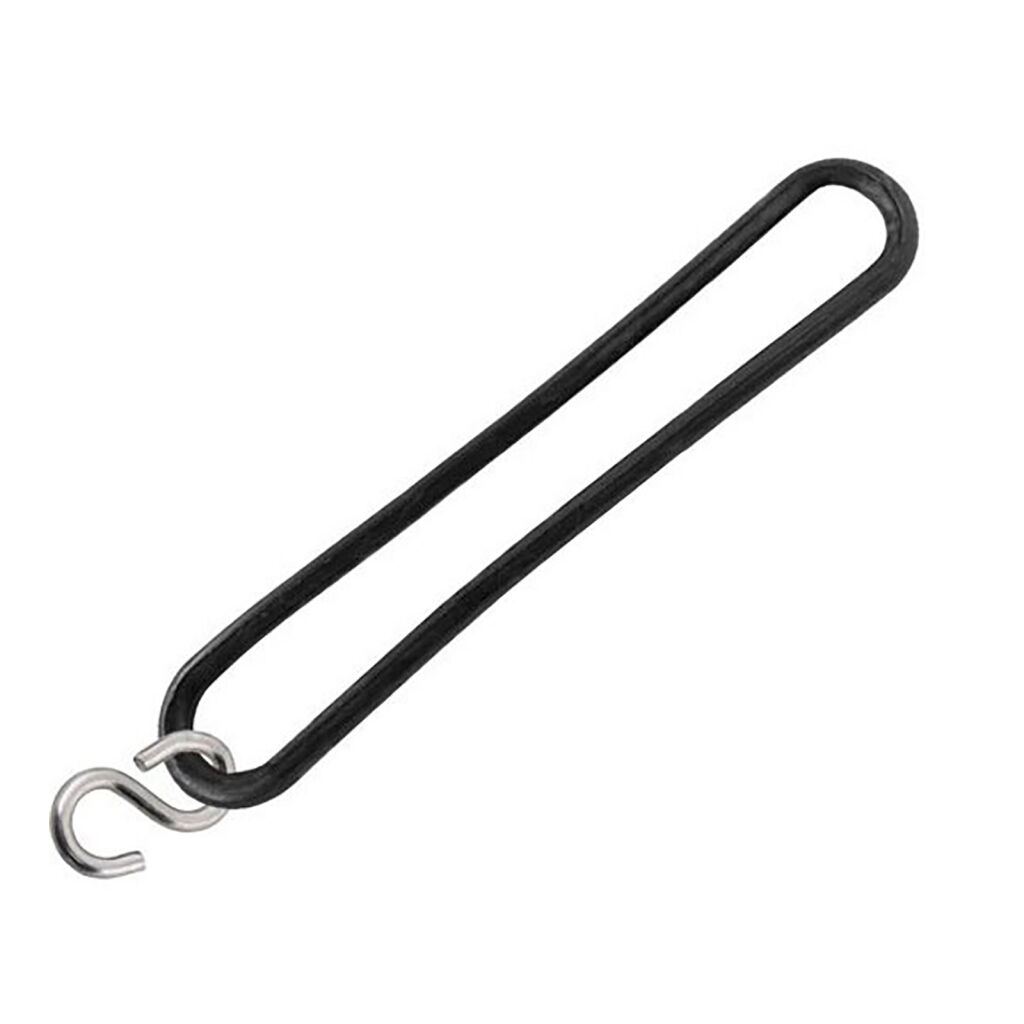 Cargo lashings tension rubber with S-hook 250 mm