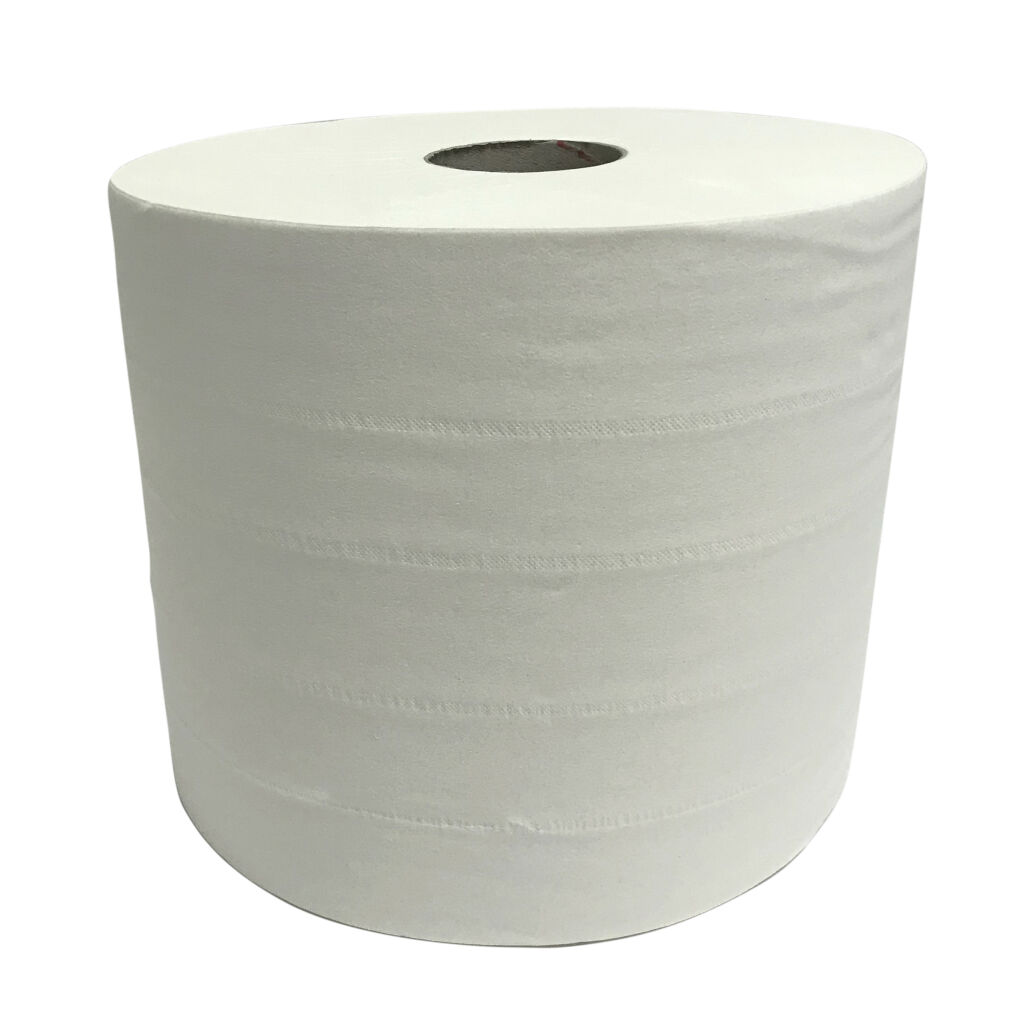 Distributeurs de papier industriel papier industriel perforé en cellulose 2 plis, 1000 m - 2 rouleaux