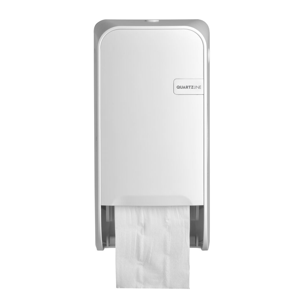 Toiletpapier-dispensers met automatische rolverschuiving