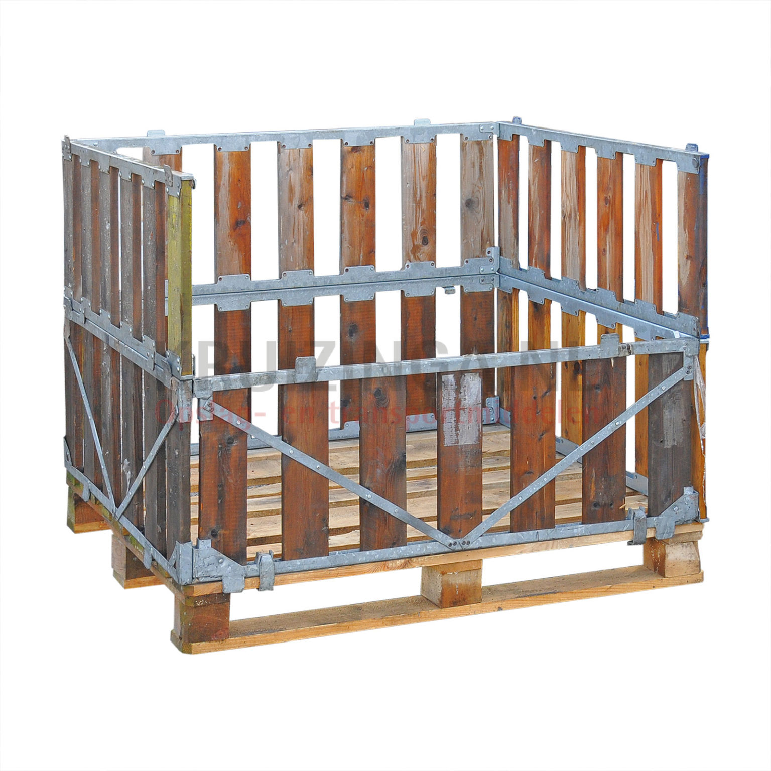 pallet stacking frames foldable construction stackable without pallet