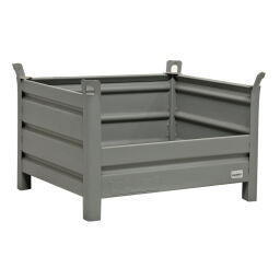 Stacking box steel fixed construction stacking box 1 wall half-height