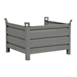 Stacking box steel fixed construction stacking box 1 wall half-height