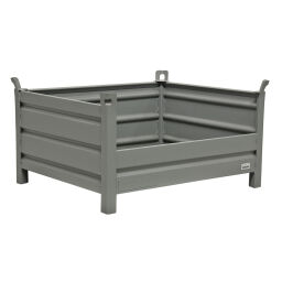 Stacking box steel fixed construction stacking box 1 wall half-height 1031286S