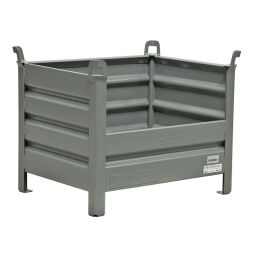 Stacking box steel fixed construction stacking box 1 wall half-height 103866S