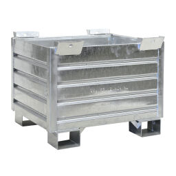 Stacking box steel fixed construction stacking box heavy version + 4 insertion profiles