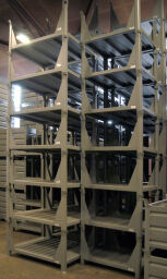 Gerüstpalette feste Konstruktion 4 offene Wände, mit Knotenblech Euronorm (mm):  1200 x 800.  L: 1200, B: 800, H: 740 (mm). Artikelcode: 1551286V
