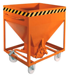 Silo container silo containers special manually operated scissor lock 300*300 mm 2 swivel + 2 fixed polyamide, handle