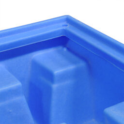 Plastic trays Retention Basin Retention Basin for 2 IBC.  L: 2560, W: 1350, H: 510 (mm). Article code: 37-0021