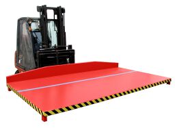 Automatic tilting Tilting container transport devices transport.  L: 1540, W: 2500, H: 375 (mm). Article code: 39RGP-1-D