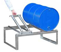 Retention Basin Accessoires turning support for 1x 200 l drum