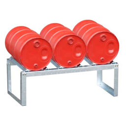 Retention Basin Aaccessoires Retention Basin drum rack for 3x 60 l drums.  L: 1155, W: 545, H: 455 (mm). Article code: 40FA60-3