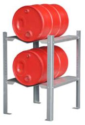 Retention basin aaccessoires can rack 2 barrel racks for 1 x 60 l barrel