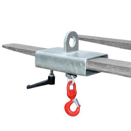 Lifting Accessories crane hook with rotating hook.  L: 300, W: 180, H: 395 (mm). Article code: 47LH-1V
