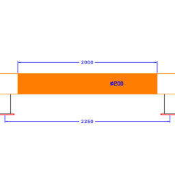 Sabot de protection rack sécurité et signalisation rambarde glissière basse de circulation tube standard 2000 mm