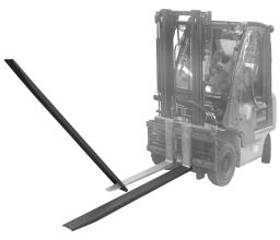 fork-lift truck accessories fork extensions