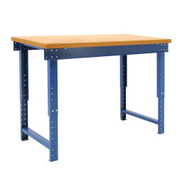 Workbench workbench adjustable in height without shelve
