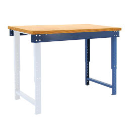 Workbench workbench extension adjustable in height without shelve