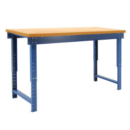 Workbench workbench adjustable in height without shelve 84-BL20075L
