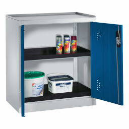 Cabinet Occasional cabinets with 1 perforated hinged door and 2 Retention Basins.  W: 930, D: 500, H: 1020 (mm). Article code: 578821316-DW