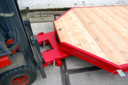 Industrie aanhanger heftruck tendersysteem stabiele profielraamconstructie