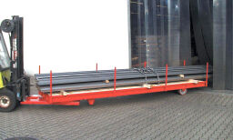 Industrie aanhanger heftruck tendersysteem stabiele profielraamconstructie