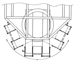 Industrie aanhanger heftruck tendersysteem stabiele profielraamconstructie