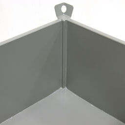 Stapelboxen Stahl feste Konstruktion Stapelbehälter 4 Wände Spezialanfertigung Euronorm (mm):  1000 x 800.  L: 1000, B: 800, H: 600 (mm). Artikelcode: 1021086-01