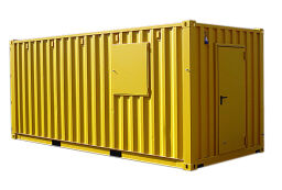 Conteneur conteneur avec compartiments 20 ft..  L: 6058, L: 2438, H: 2591 (mm). Code d’article: 99STA-20FT-COMB