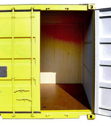 Conteneur conteneur avec compartiments 20 ft..  L: 6058, L: 2438, H: 2591 (mm). Code d’article: 99STA-20FT-COMB