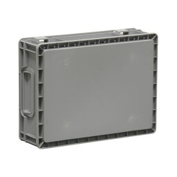 Stapelboxen Kunststoff stapelbar alle Wände geschlossen Typ:  stapelbar.  L: 400, B: 300, H: 120 (mm). Artikelcode: 38-NG43-12-S