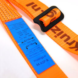 Tyre storage car ratchet straps 50 mm type A Loading capacity (kg):  1600.  W: 50,  (mm). Article code: 44-ASP-A